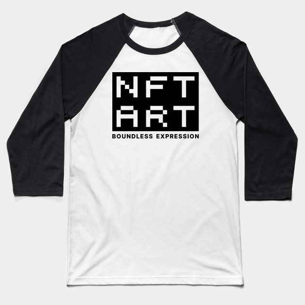 NFT ART - Boundless Expression Baseball T-Shirt by Magicform